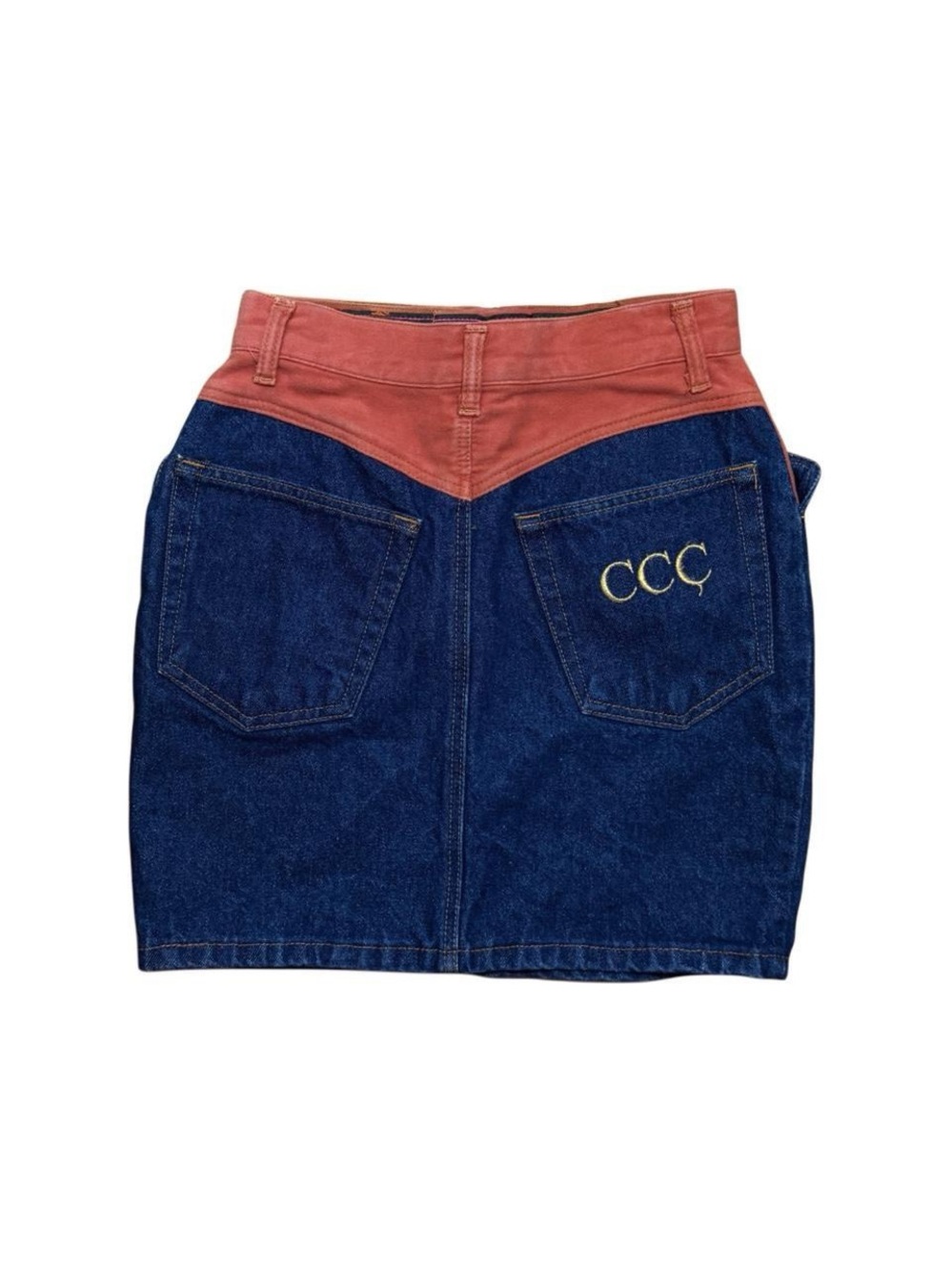vintage 80s c’est comme ca italian mini skirt - Picture 2 of 6